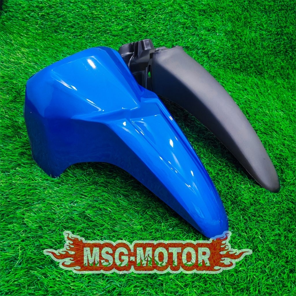 Spakbor Depan Belakang Honda Blade New Biru / Sepakbor Depan Belakang Honda Blade New Biru / Slebor 