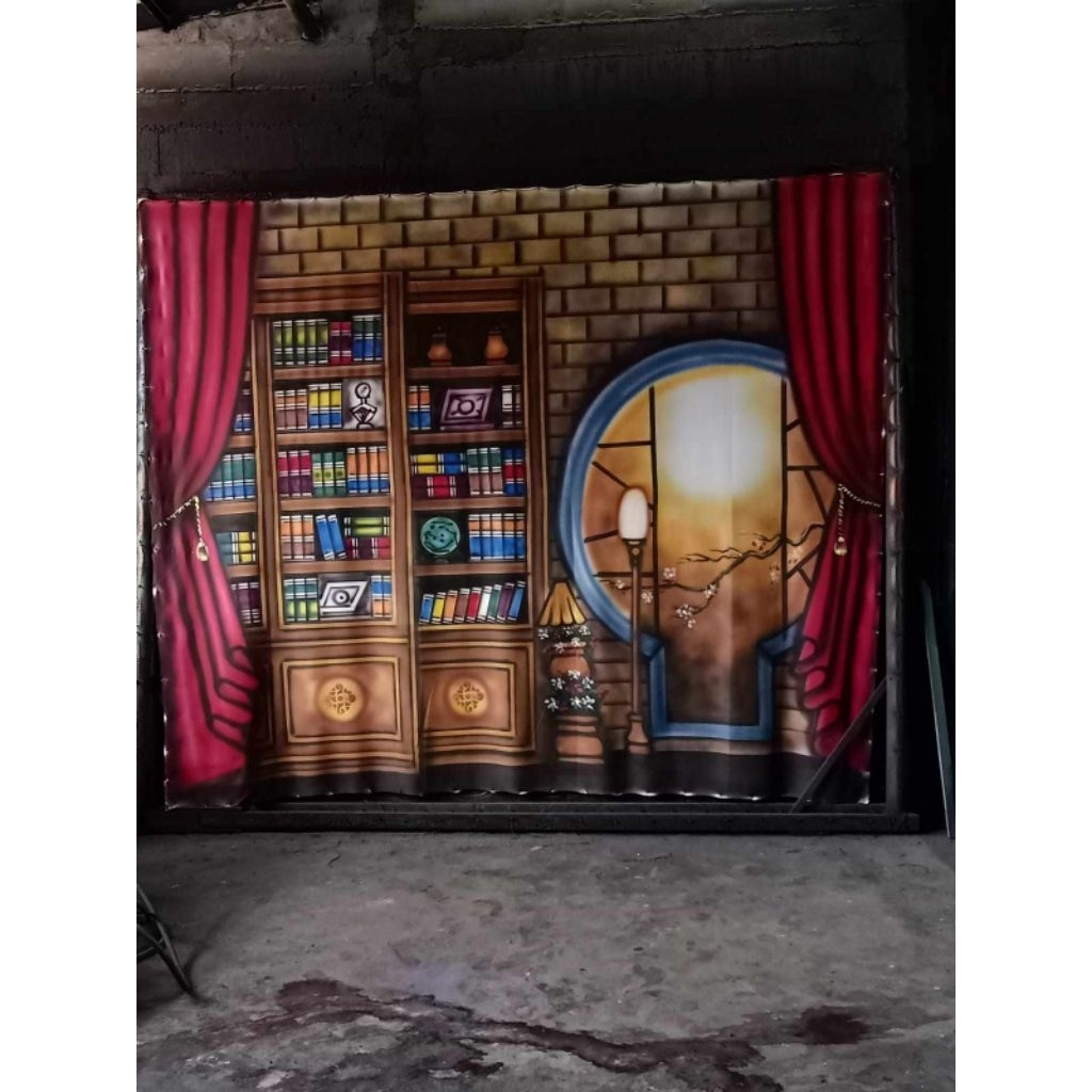 Ready Kode Kain Background  Photo Motif Wisuda Latar Studio Foto