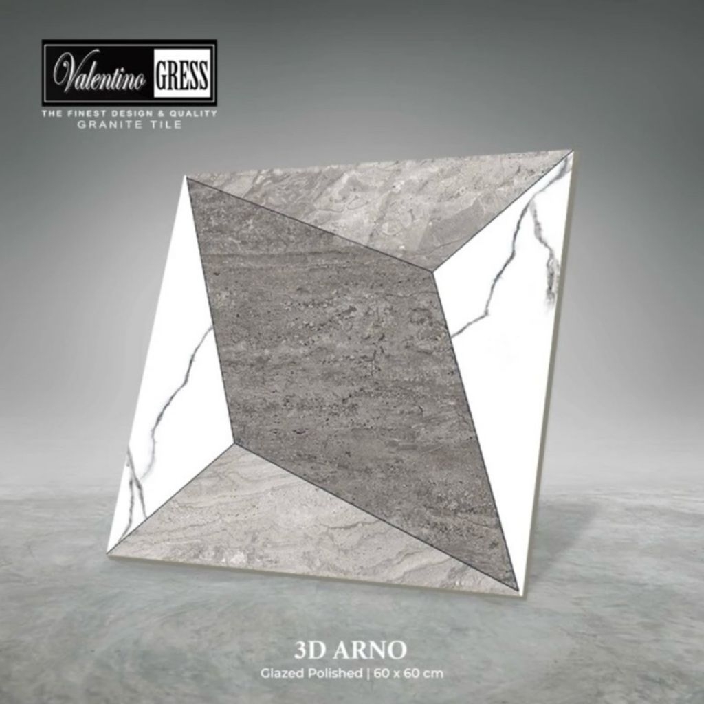 Granit 60x60 Valentino gress 3D ARNO | GLOSSY
