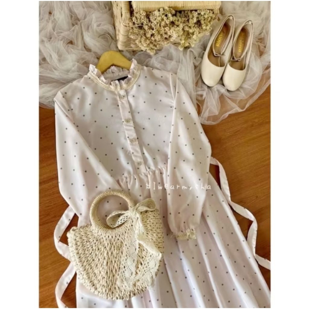 (NEW WITH TAG) DRESS POLKA by MYSHA IWEARMYSHA