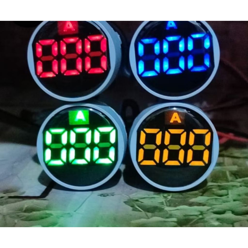 lampu pilot  lampu panel ampere merah kuning hijau