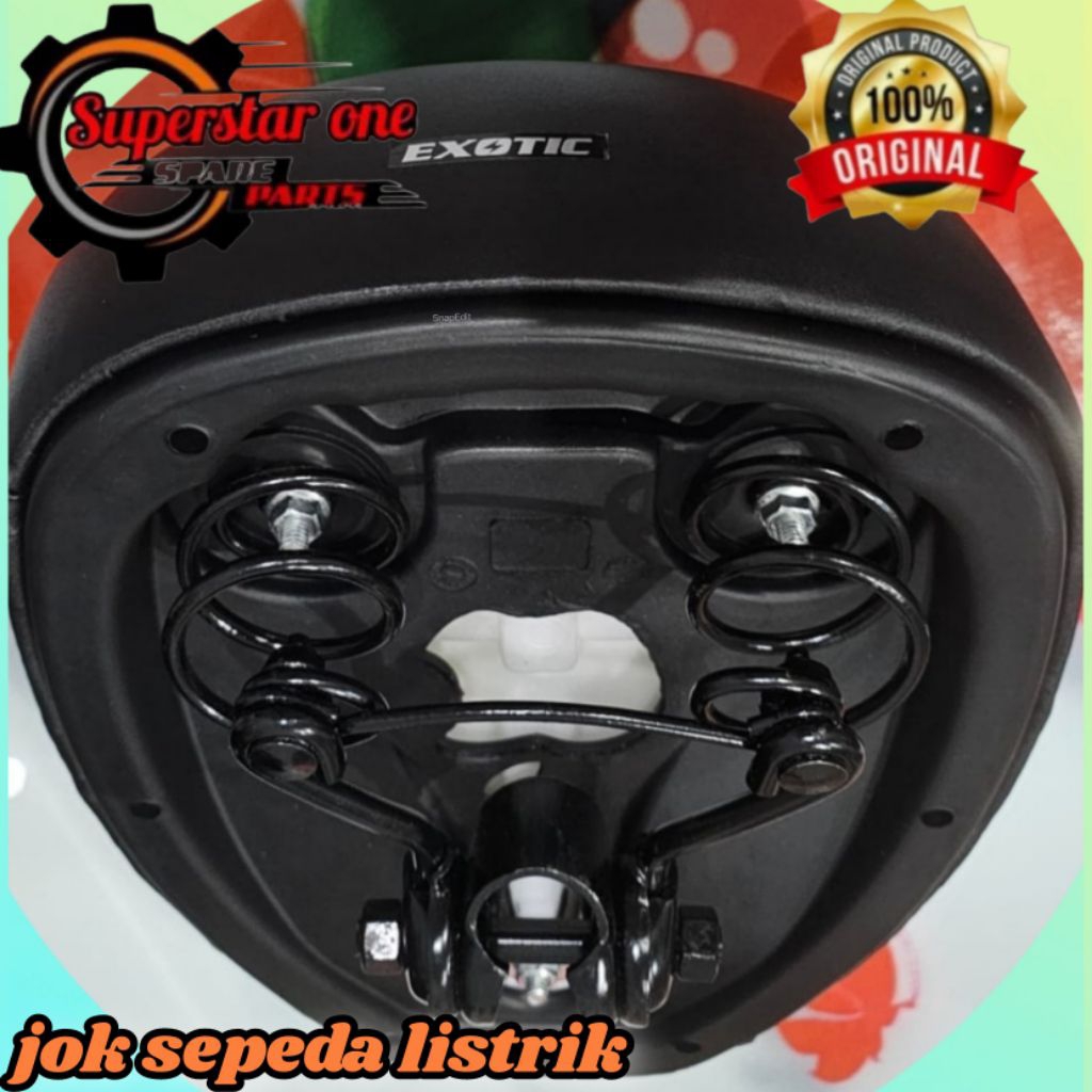 jok/jox sepeda listrik exotic/jok exotic