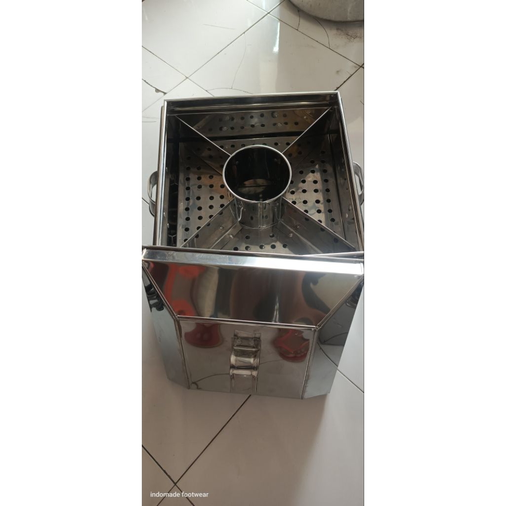 Gajah berdua panci bakso kotak stainless murah stok terbatas