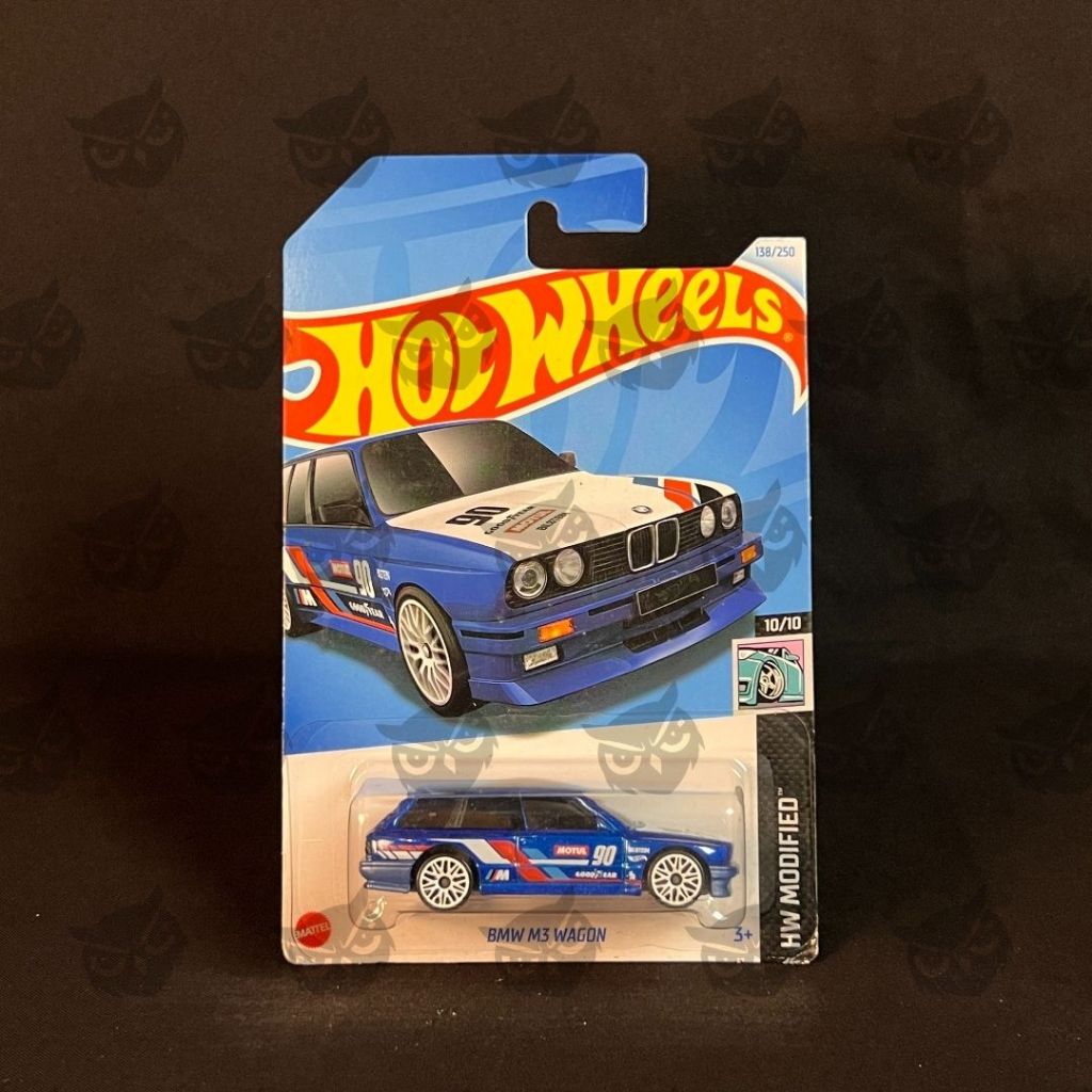 Hot Wheels Mainline BMW M3 Wagon Biru – Diecast 1:64 Koleksi & Custom