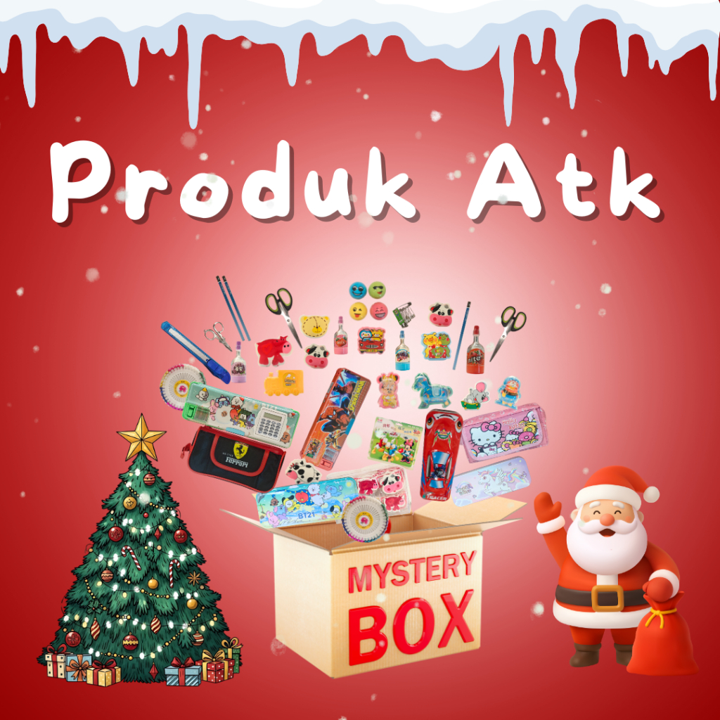 Mini Christmas Paket ATK Mini – Perlengkapan Sekolah & Kantor