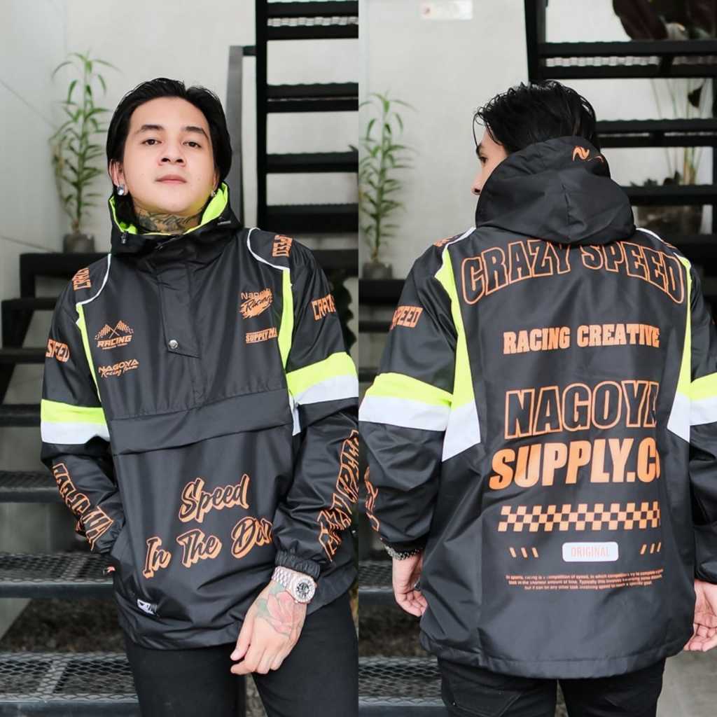Ngy Jaket Cagoule Racing Series - Jaket Parasut Pria ORIGINAL