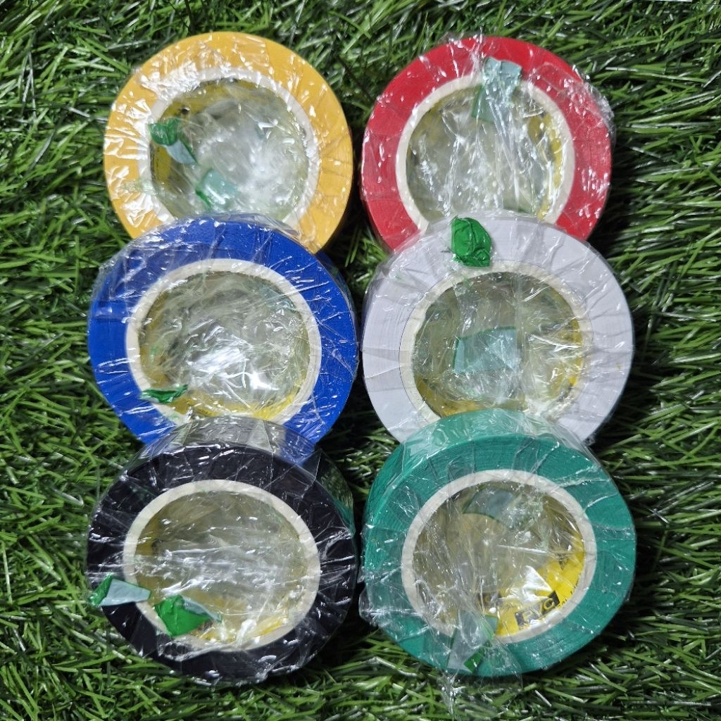 solasi kabel listrik warna hijau/kuning/putih/biru/merah/putih/hitam kualitas bagus