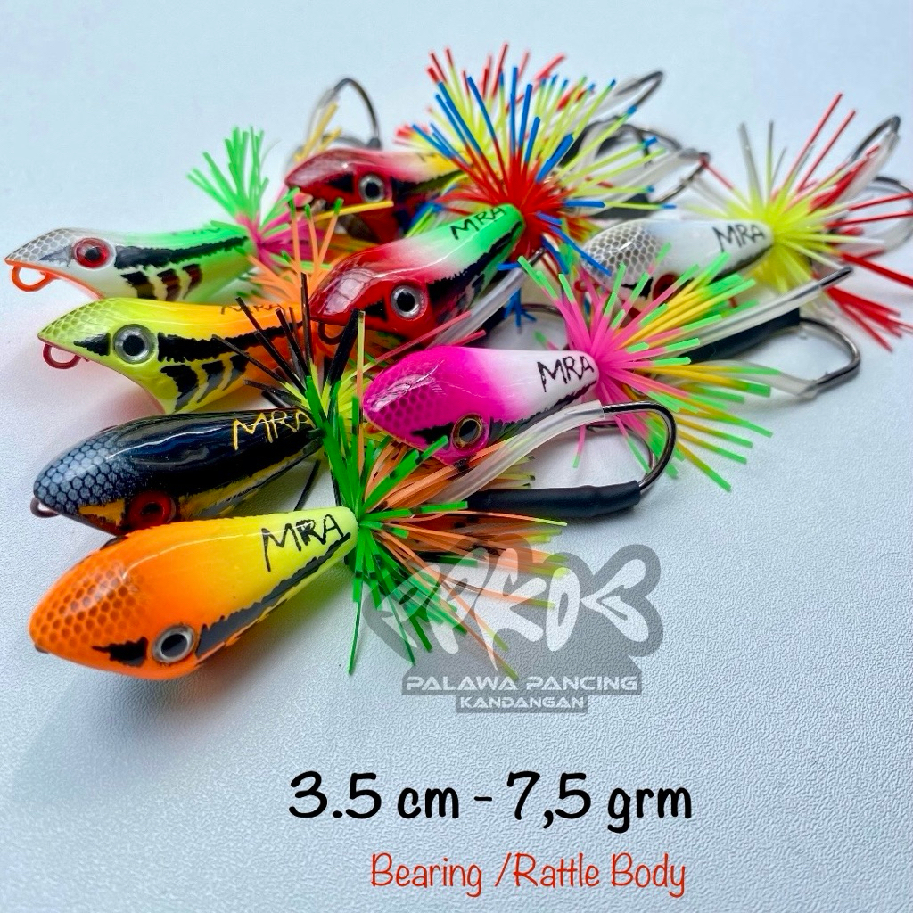 Geol Mini 3.5 cm  Bearing / Rattle MRA Riau Lure Gabus Toman