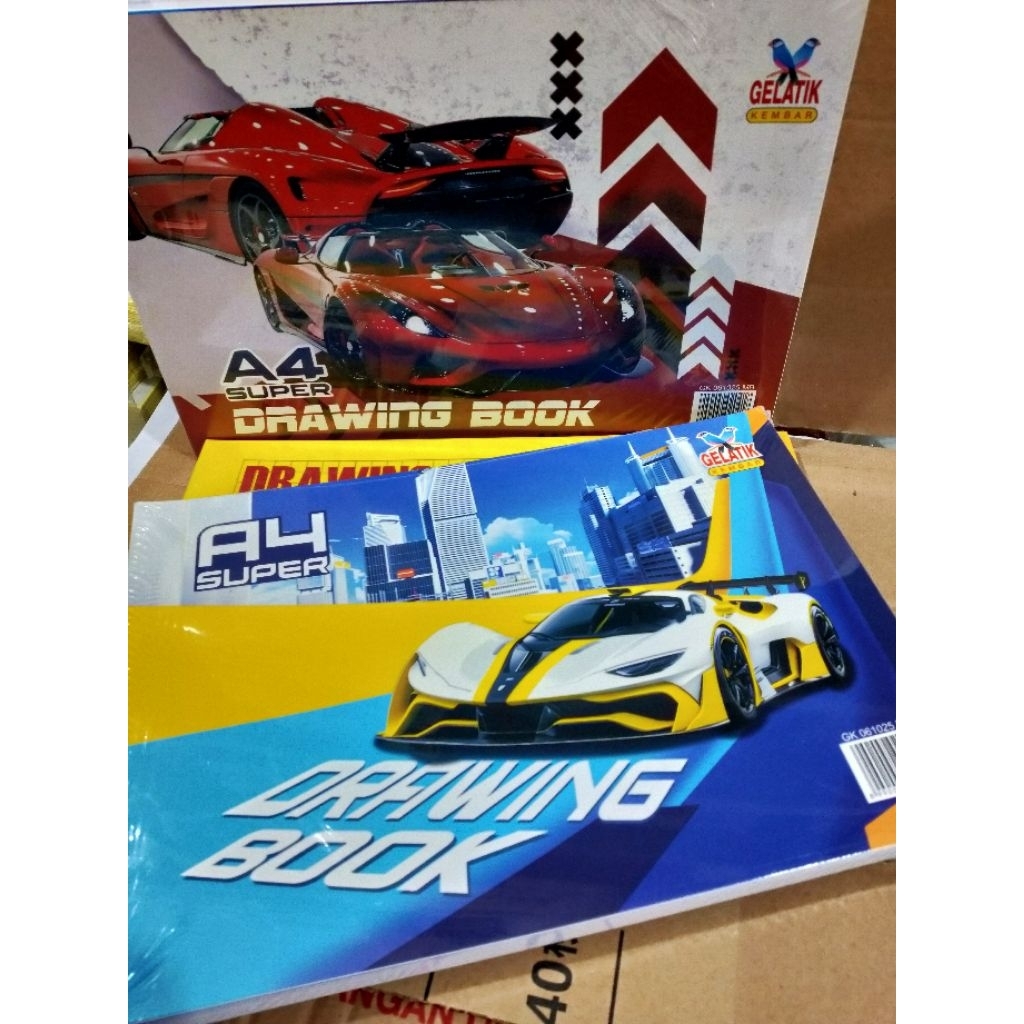 [1Pack=10buku]Drawing Book Buku Gambar A4 GELATIK KEMBAR
