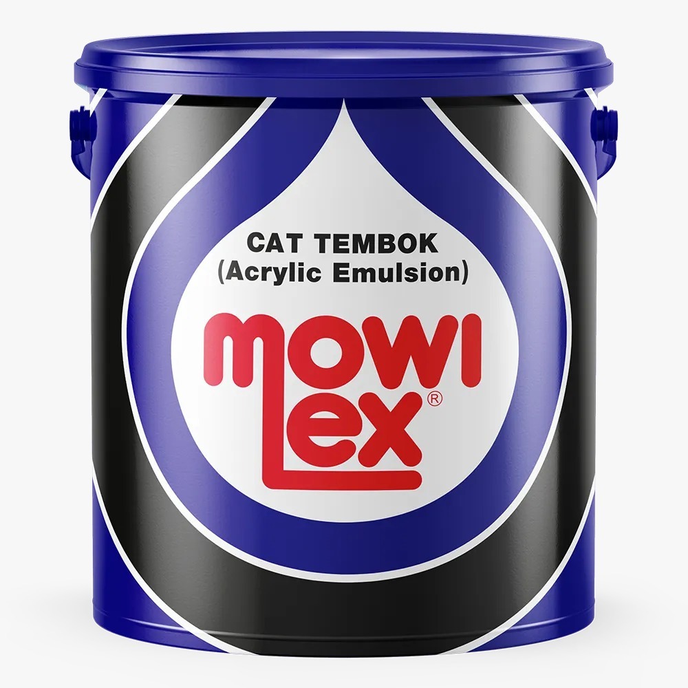 CAT TEMBOK MOWILEX EMULASION 2,5 LITER / CAT MOWILEK TEMBOK ACRYLIC EMULASION 2.5 L WARNA TINTING