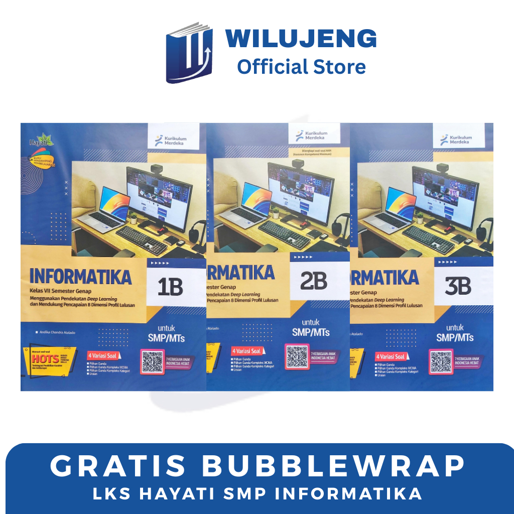 LKS Hayati Informatika TIK Kelas 7 8 9 Semester Ganjil & Genap SMP Kurikulum Merdeka