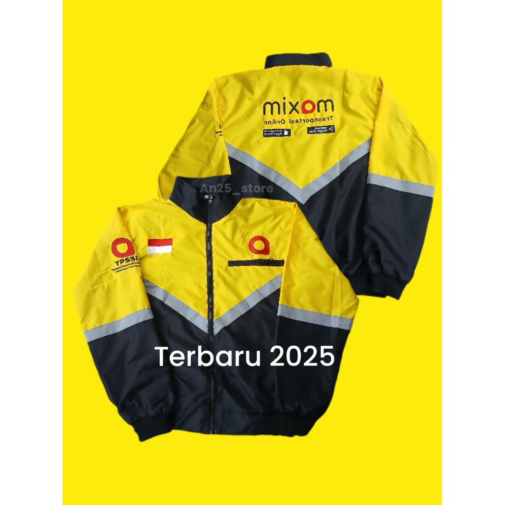 terbaru jaket maxim 2025/jaket maxim 2025/jaket ojeg/jaket kuning/model bomber