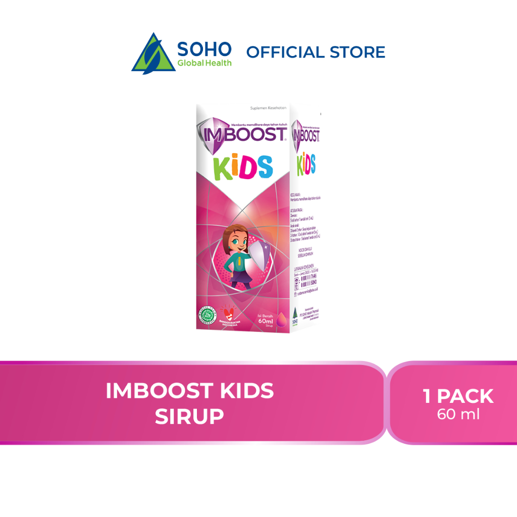 Imboost Kids Sirup Suplemen Daya Tahan Tubuh 60ml