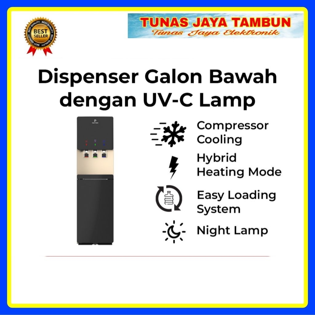 DISPENSER POLYTRON PWC 778 XUV / DISPENSER POLYTRON GALON BAWAH PWC 778XUV / POLYTRON PWC778XUV