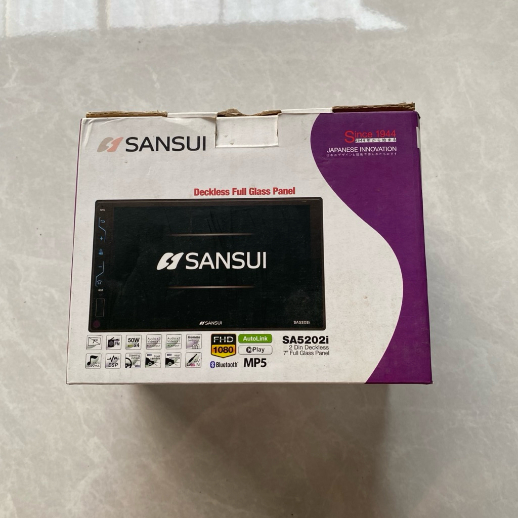 HEADUNIT 2 DIN DECKLESS SANSUI SA5202i 7INCH