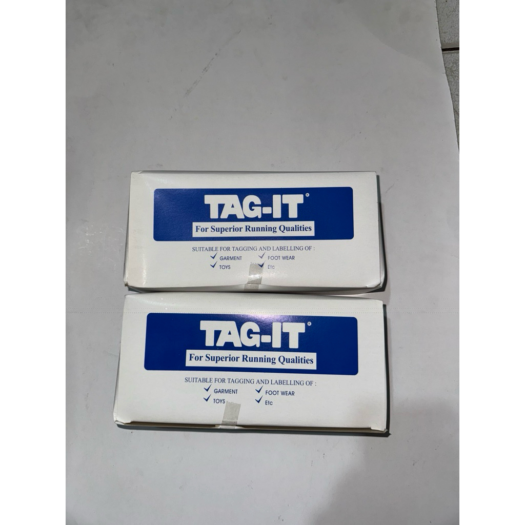 TAG IT - TAG PIN 35mm (50 X 100 PCS) PUTIH/HITAM