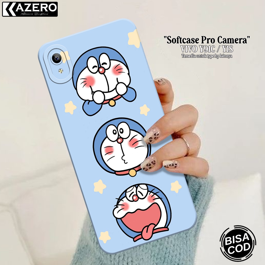 Case Hp VIVO Y91C / Y1S Fashion Case Kartun Silikon Pro Camera Softcase VIVO Y91C / Y1S Casing VIVO 