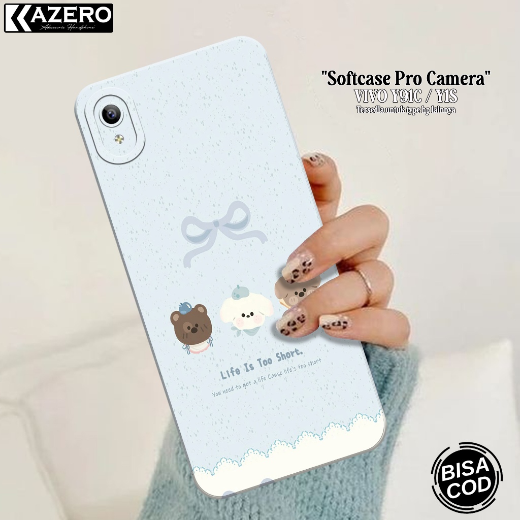 Case Hp VIVO Y91C / Y1S Fashion Case Kartun Silikon Pro Camera Softcase VIVO Y91C / Y1S Casing VIVO 