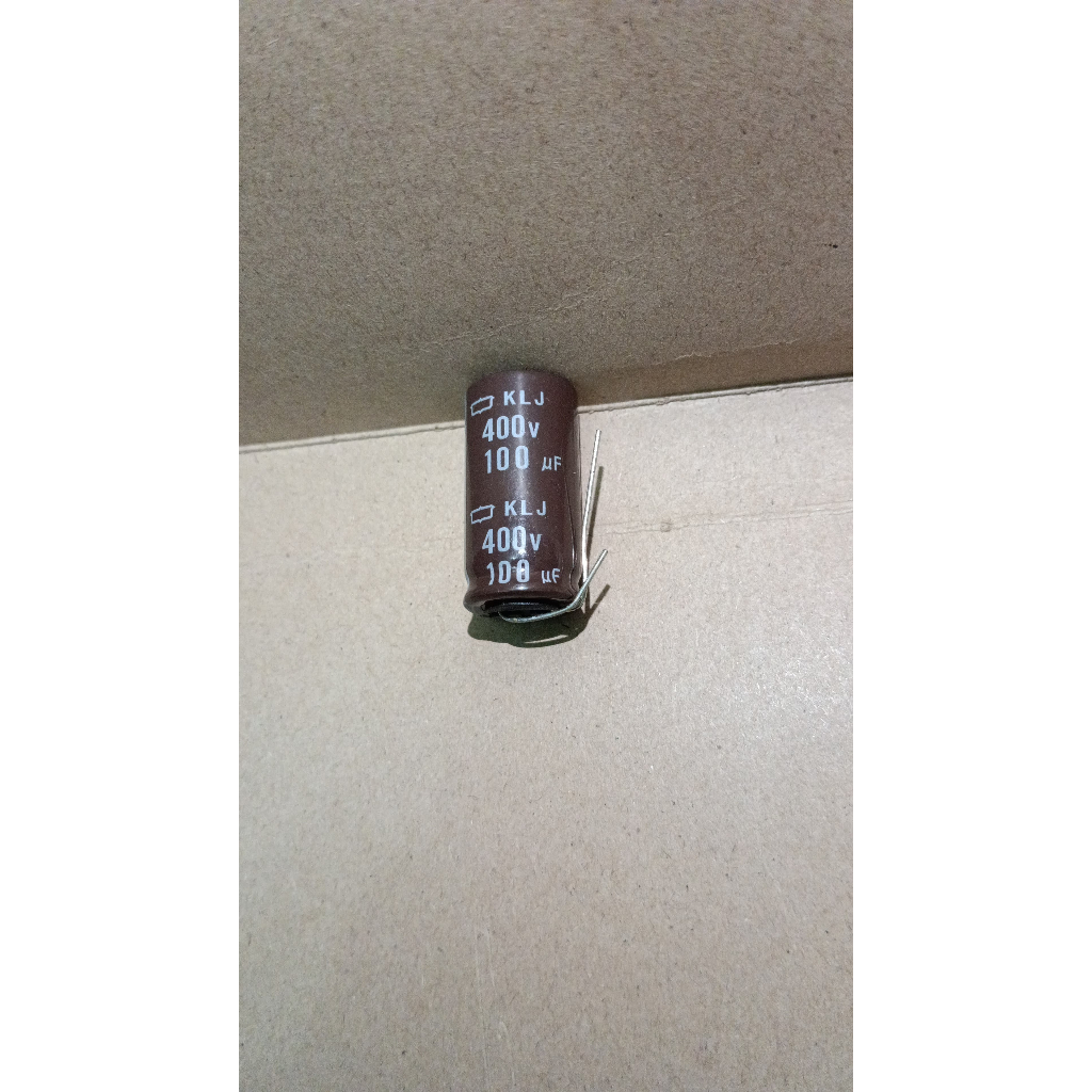 5532 kapasitor elco 100uf 100 uf 400v 400volt 400 volt nippon chemicon