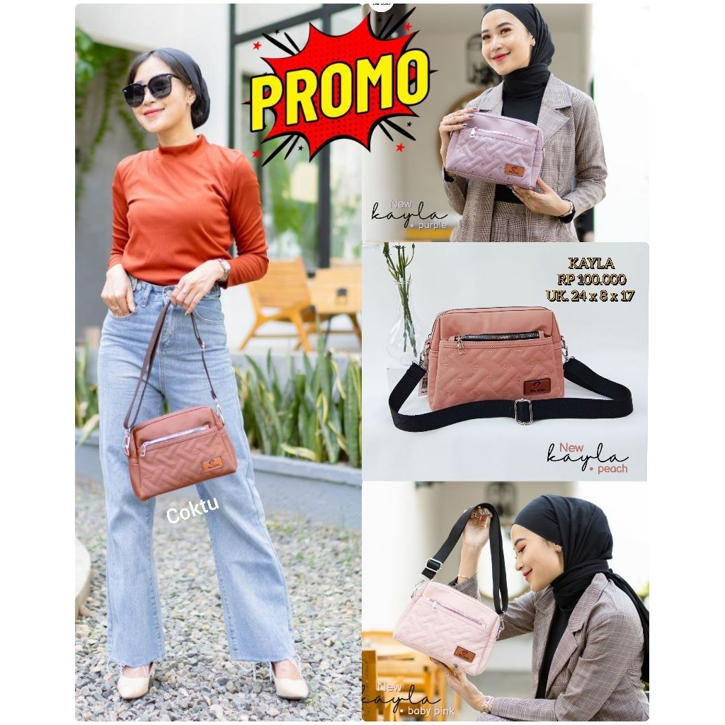 SALE TAS DAN DOMPET BIRU TSABITA Andrea Carolla marsya shaqueena freya kayla Raline Gempita