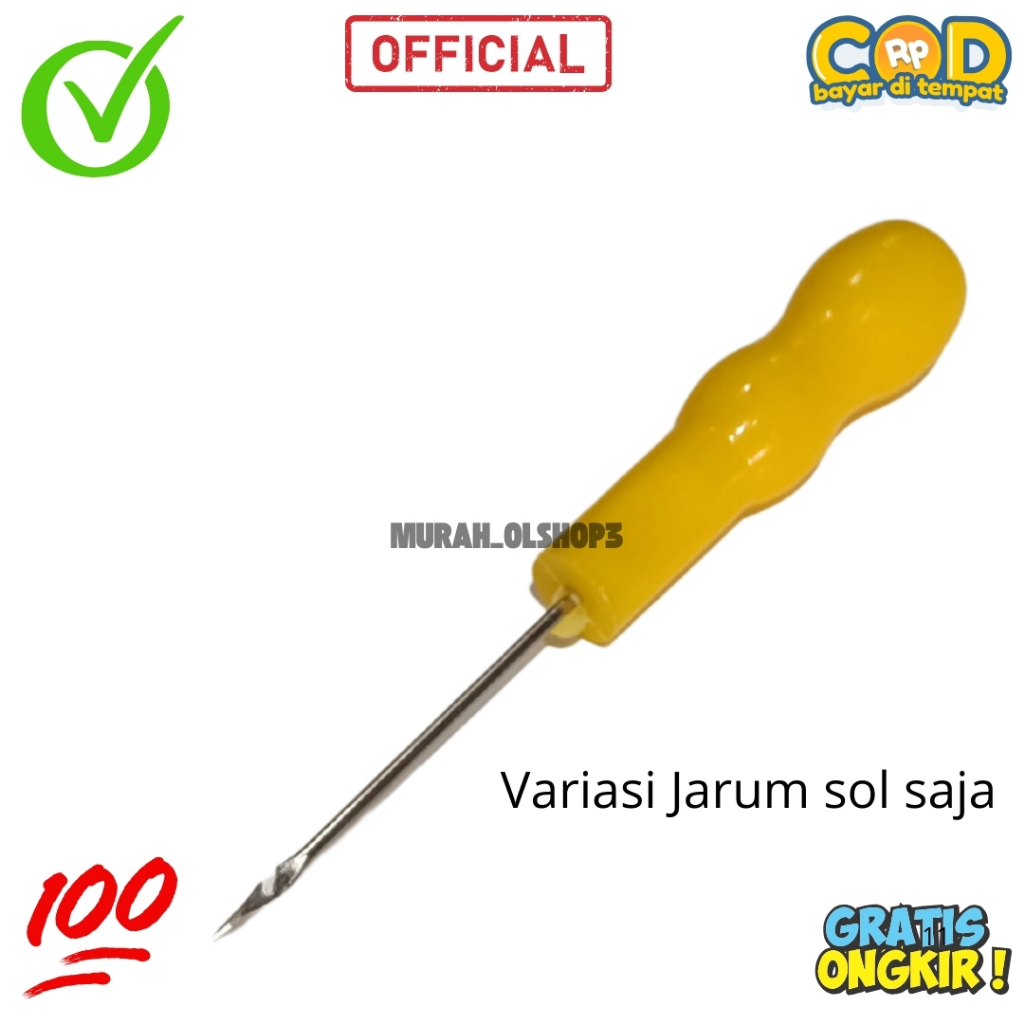Terlaris Grosir Jarum Ujung Kail Sol Sepatu Sandal Jarum ABEG
