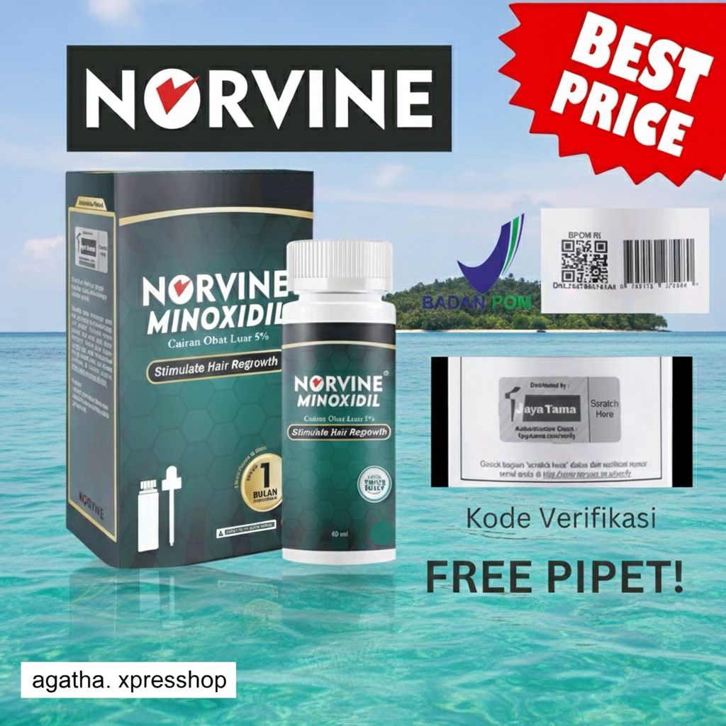 norvine minoxidil original dan bpom