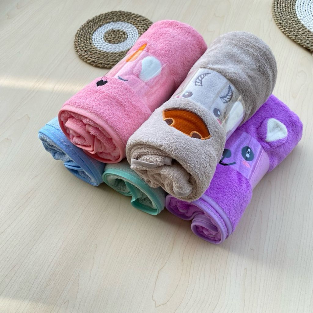 Handuk Bayi Newborn Microfiber Terbaru Handuk Bayi Terbaru Souvenir