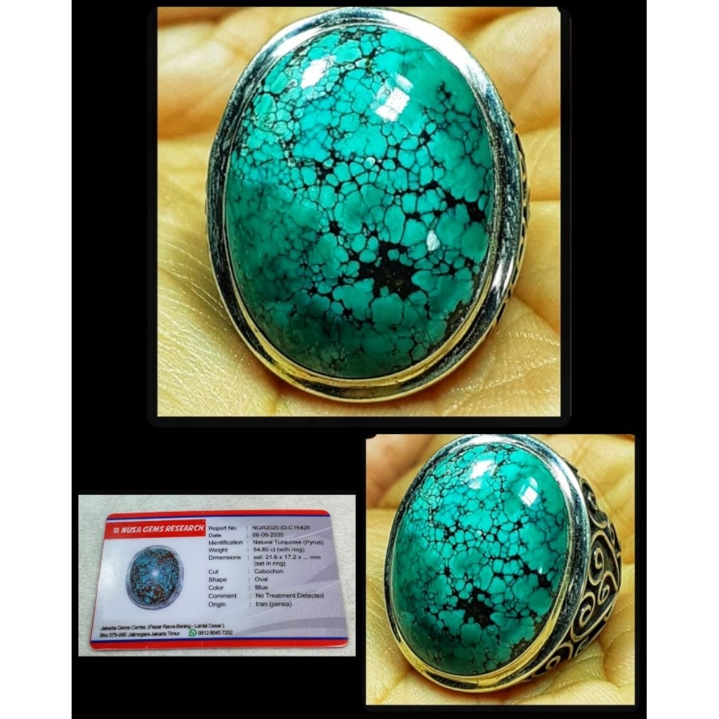 pirus Persia jumbo gradasian + ring perak ya
