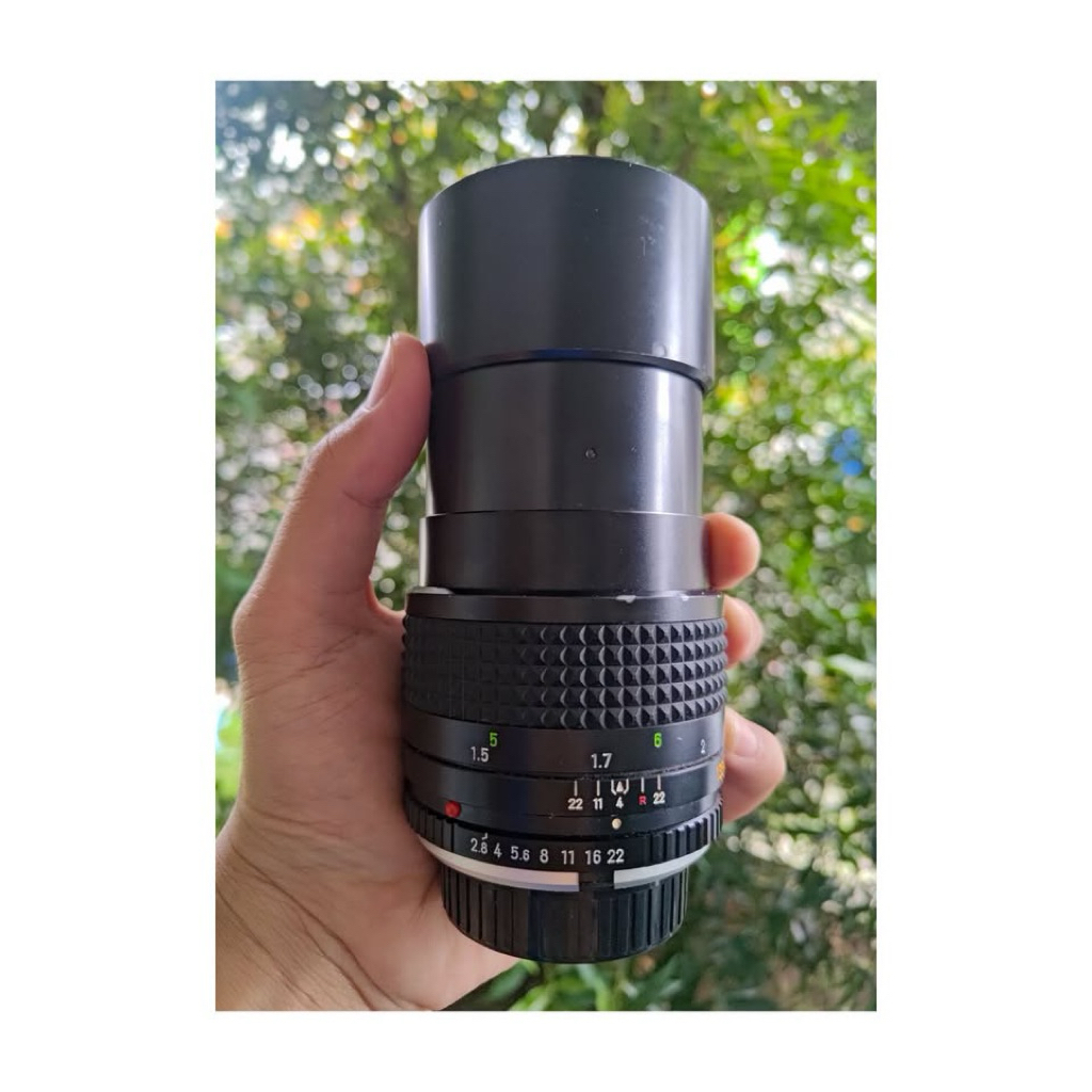 Lensa Manual Minolta MC Tele Rokkor 135mm F2.8
