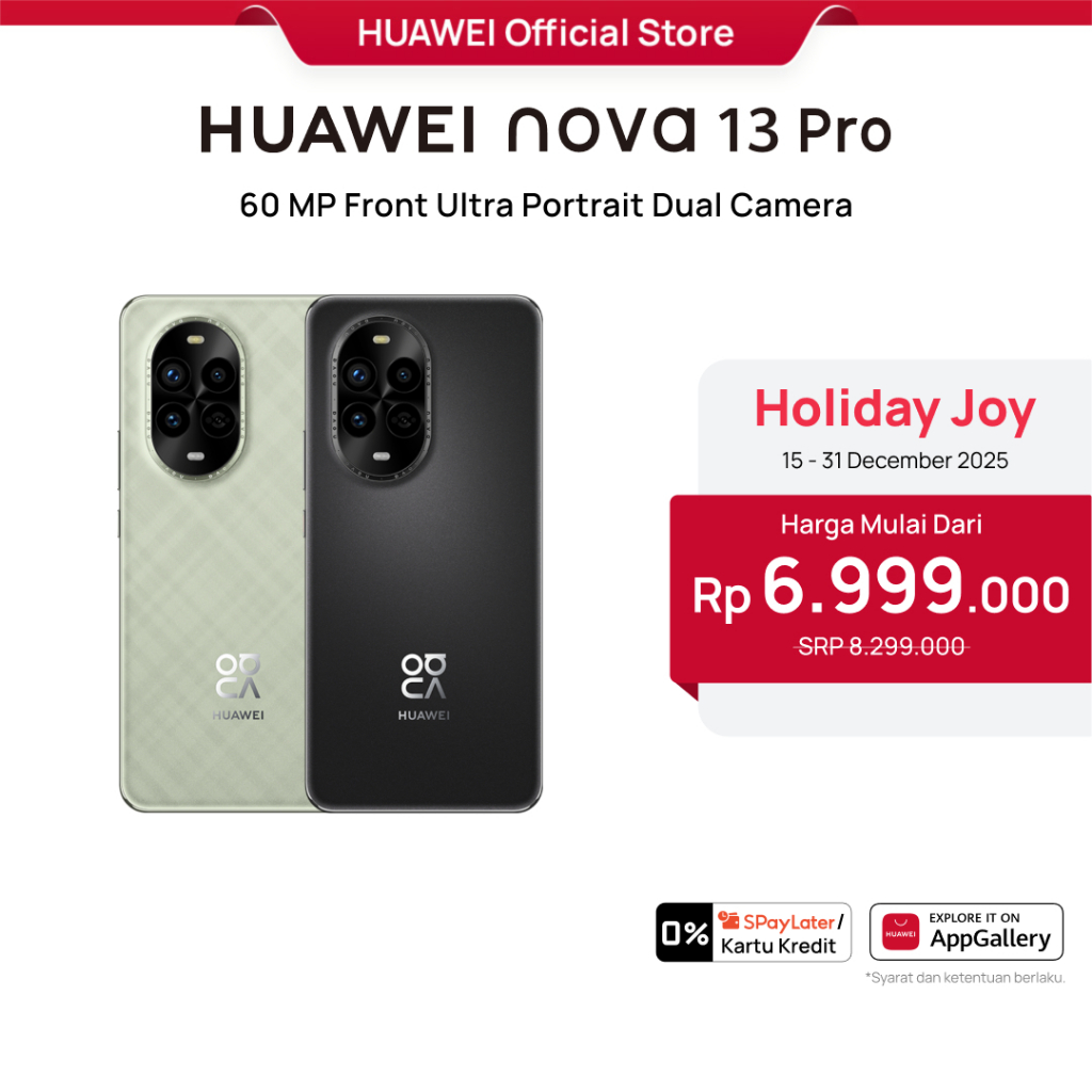 HUAWEI nova 13 Pro | 12GB + 512GB |  60 MP Front Ultra Portrait Dual Camera | 100W HUAWEI SuperCharg