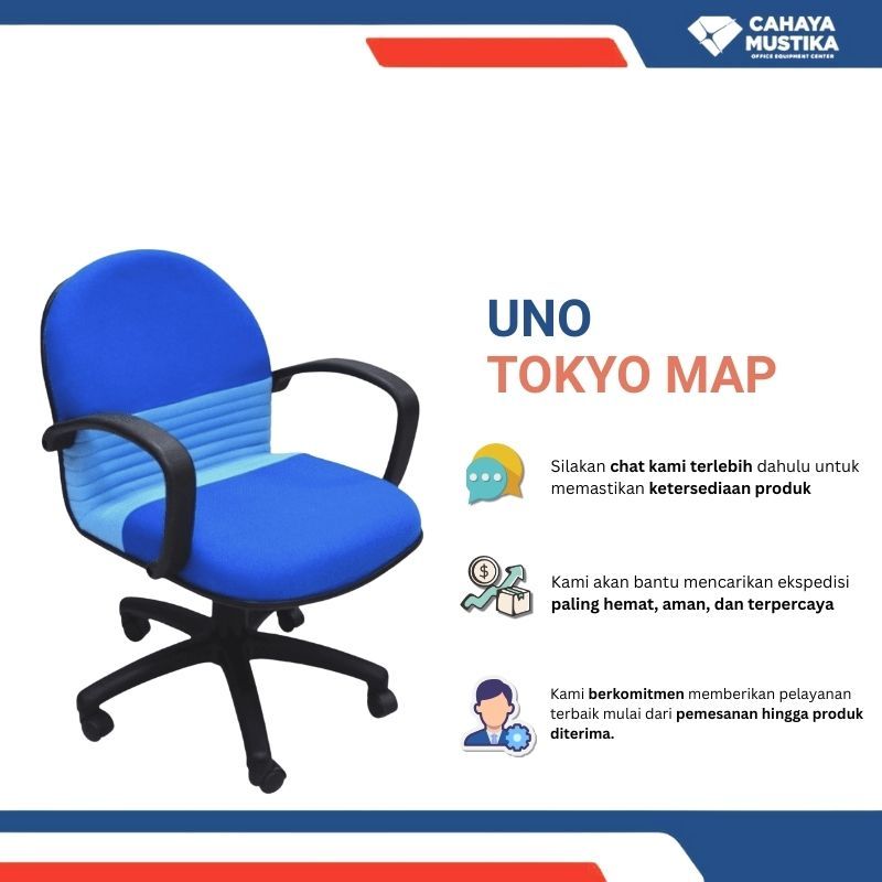 Kursi Kantor Direktur Putar/Kursi Direktur Hidrolik/Kursi Direktur Minimalis Di Malang UNO Tokyo MAP