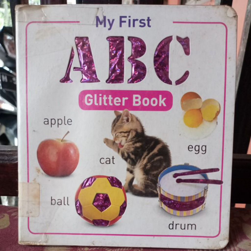 Buku Anak Boardbook ABC - My First ABC Glitter Book