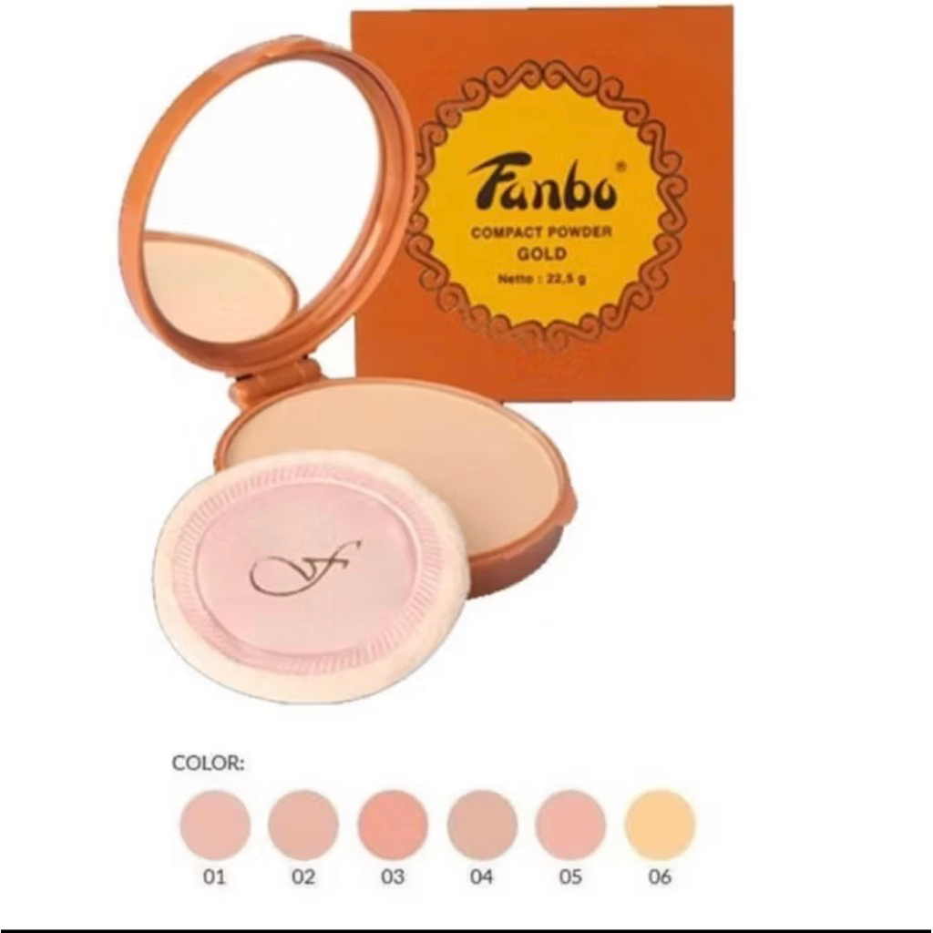 Fanbo Compact Powder | Bedak Padat Fanbo