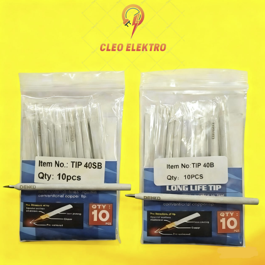 UJUNG SOLDER / MATA SOLDER / TIP SOLDER 40 WATT ORIGINAL DEKKO KRISTAL