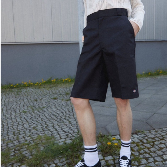 Dickies 42283 Multi Use Pocket Short Pants Black Loose Fit