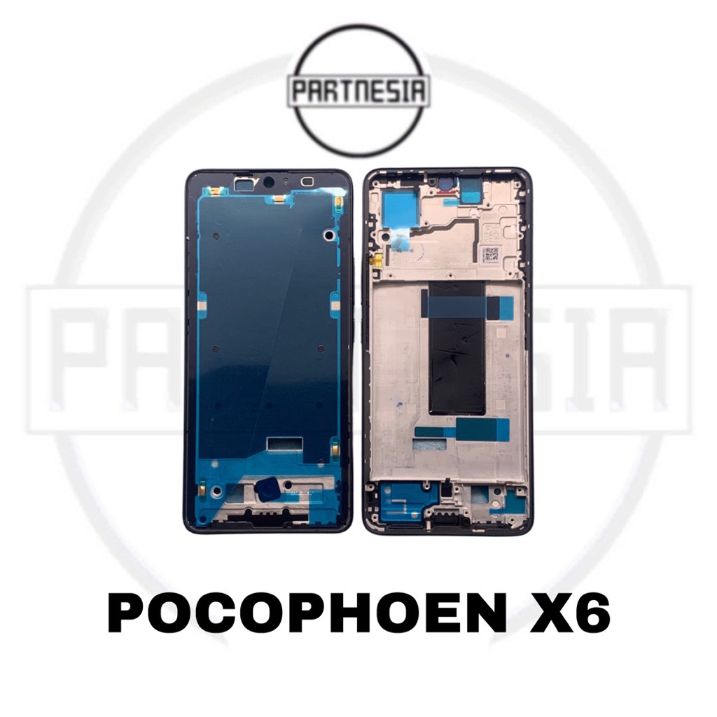 FRAME MIDDLE TULANG TENGAH RANGKA HOUSING LCD XIAOMI POCOPHONE X6 5G / POCO X6 5G ORIGINAL COPOTAN