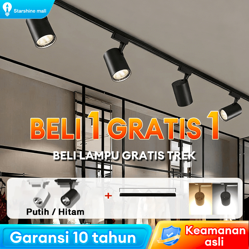 NEW Lampu Sorot Rell Track LED COB 20W/50W Lampu tembak Rumah lampu sorot Sorot Tahan suhu tinggi
