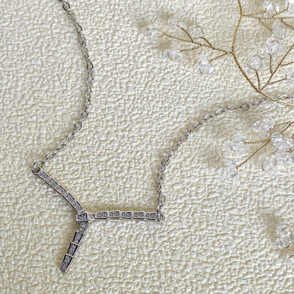 hayday jewelry - kalung cewek hias permata cantik dan elegan warna gold