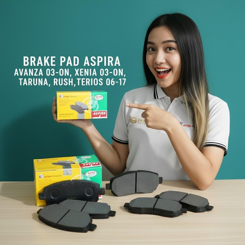 KAMPAS REM DEPAN ASPIRA AVANZA / XENIA / RUSH / TERIOS – Nyaman & Tahan Lama