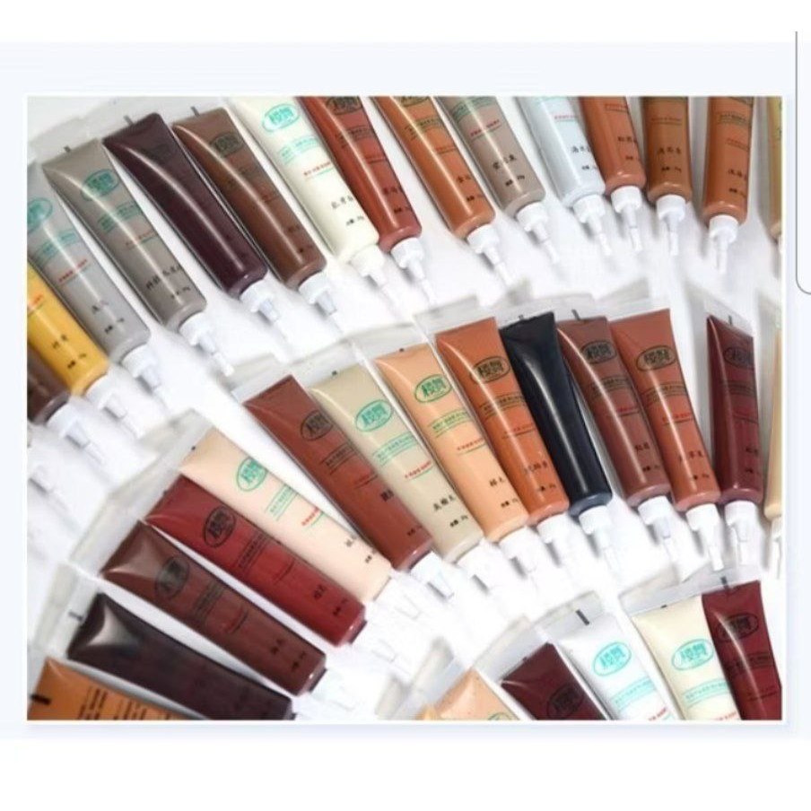 Dempul kayu siap pakai triplek tusir hpl taco instan ajaib serbaguna coklat