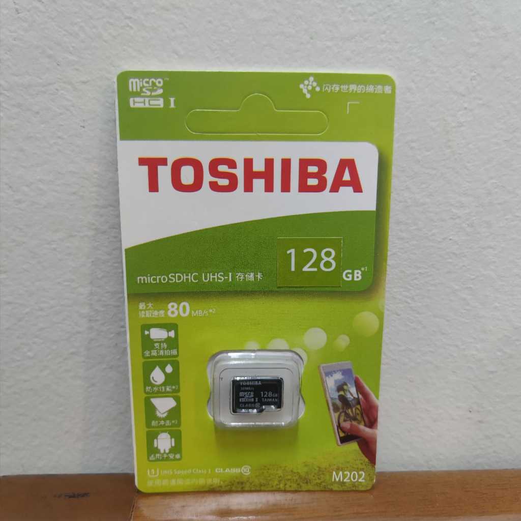 Memori card toshiba 128Gb kartu memori handphone micro sd card