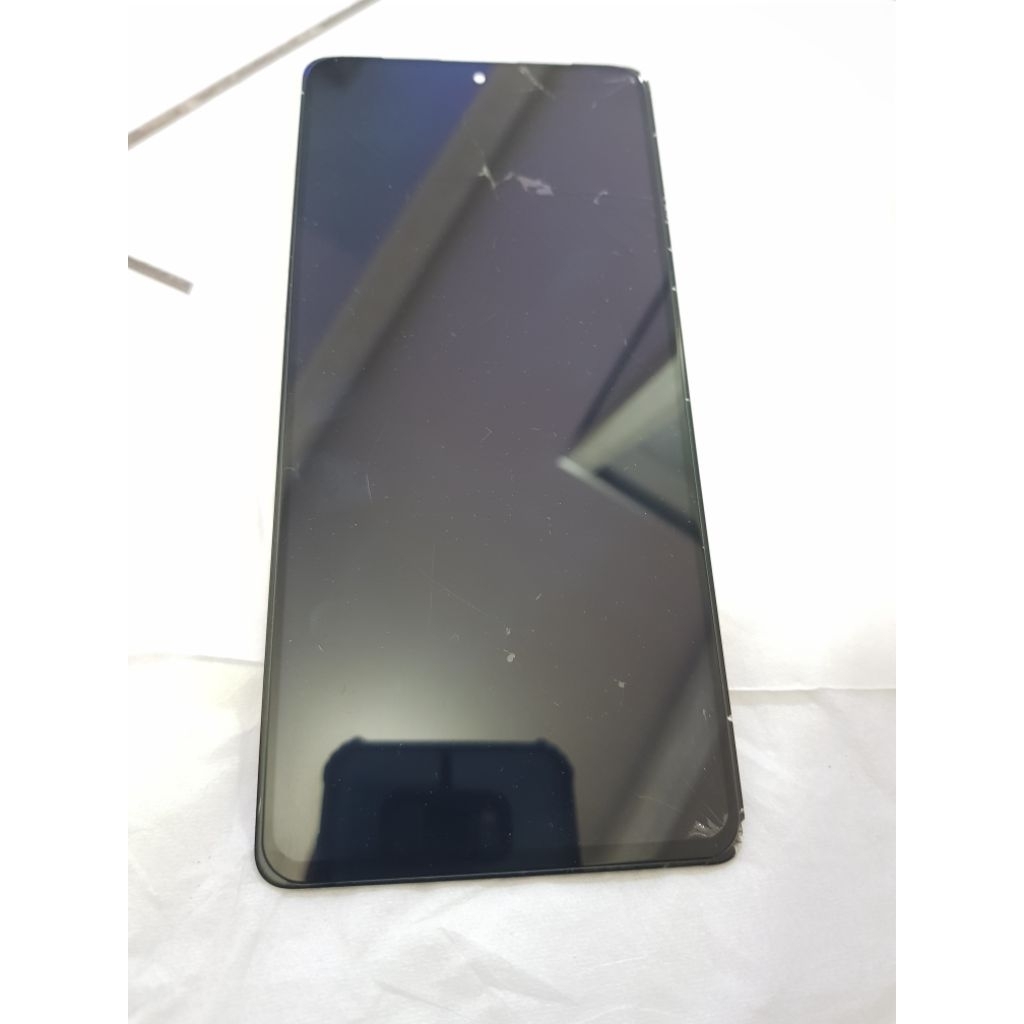 lcd redmi note 12pro 5g ori copotan  touchscreen retak baca deskripsi