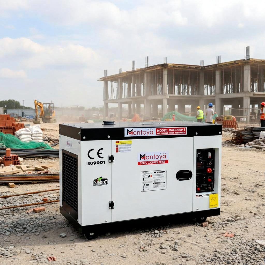 Genset 12 KVA 3 Phase Montoya MDG 13000-3 / Genset Silent Montoya