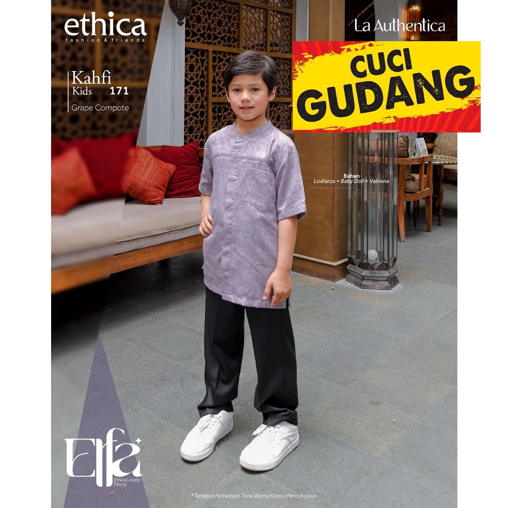 Ethica - Koleksi Kemko Anak Kahfi Kids by Ethica Promo 2026 Baju Koko Anak Promo Ramadhan