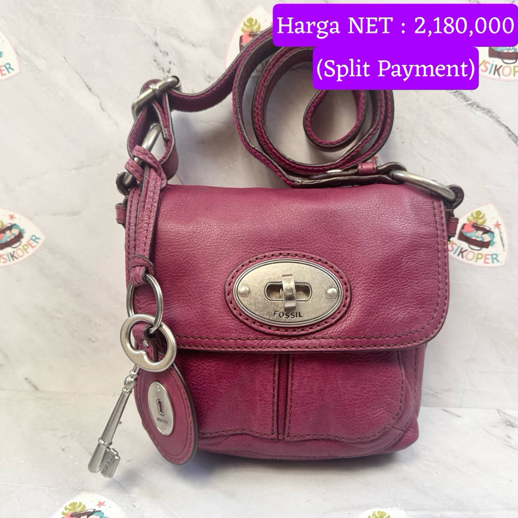 #163 NET-Preloved Fossil Maddox Turnlock Twistlock Purple