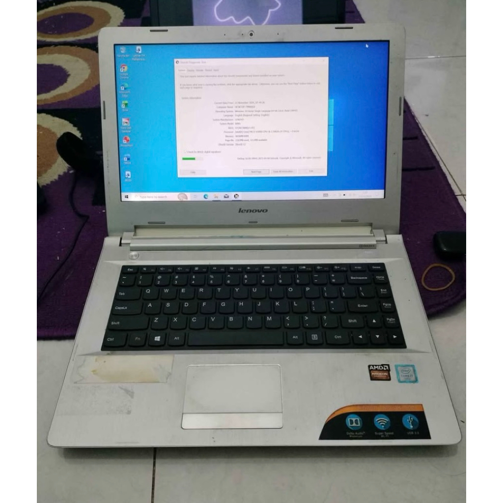 Laptop Lenovo Core i7 Gen 6 Dual Vga Murah Siap Pakai