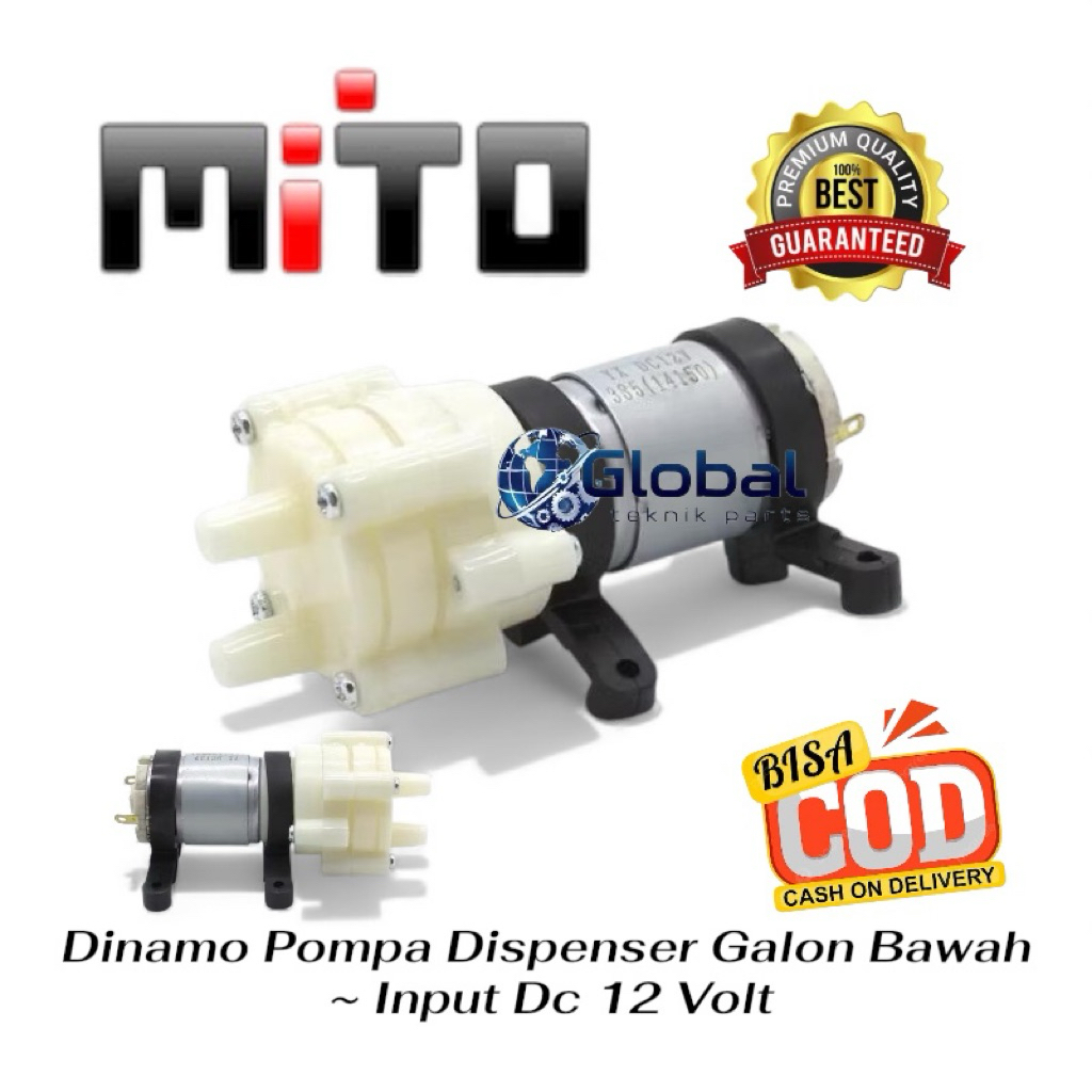 Dinamo Pompa Dispenser MITO Galon Bawah / Pompa Dispenser MITO