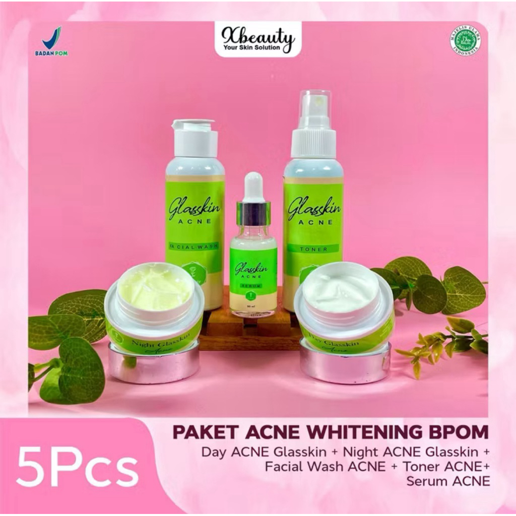 Paket acne whitening Xbeautyskin BPOM