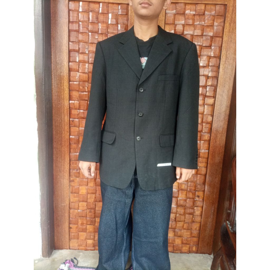 Jas pria Spinoza , jas Formal pria, jas Resmi pria, blazer pria, jas wol tebal preloved