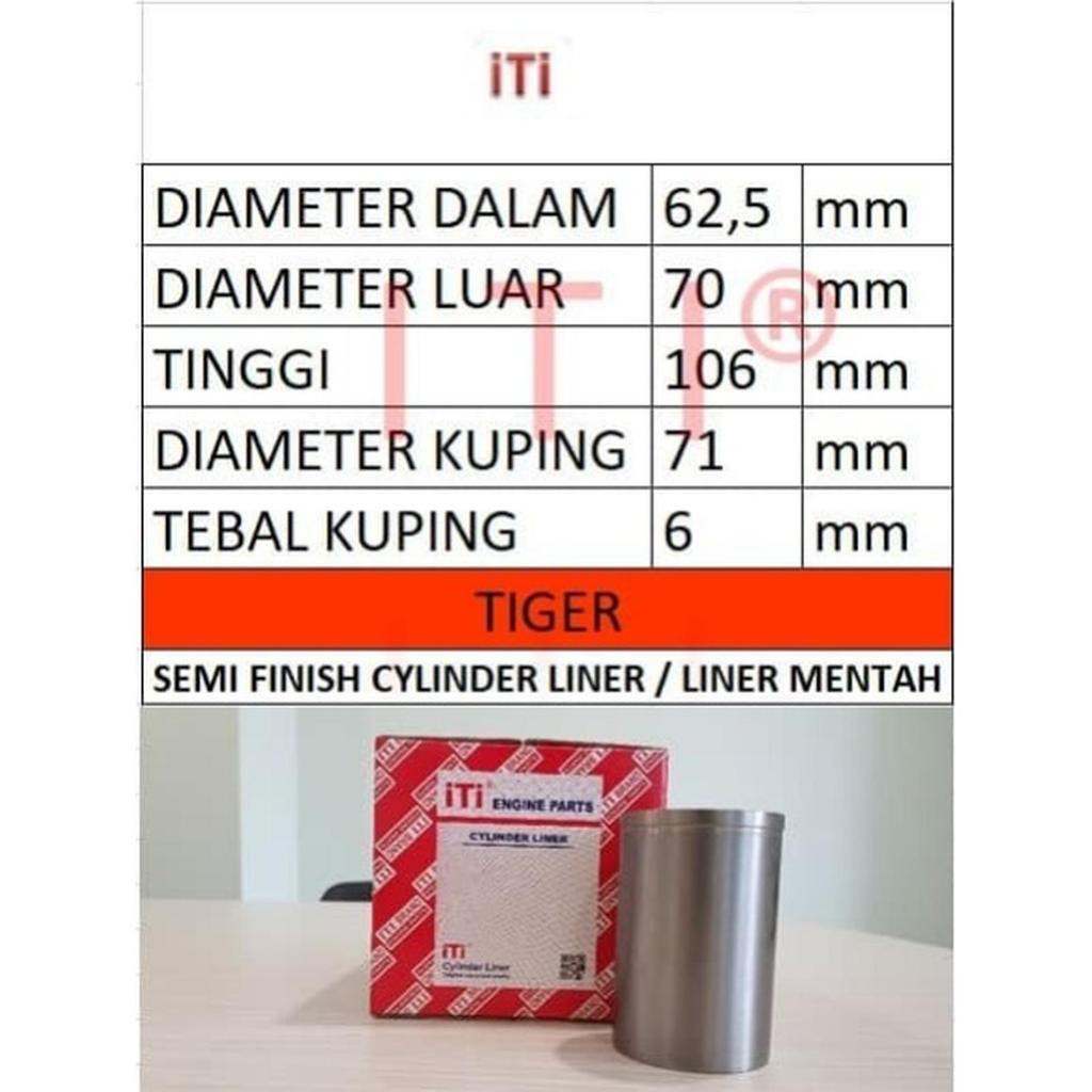 Cylinder Liner (Boring) Motor Honda Tiger